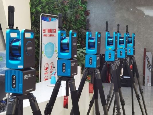 HD TLS360 औद्योगिक लेजर स्कैनर 4kg लाइटवेट 3D लेजर मापन उपकरण