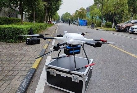 सड़क सर्वेक्षण के लिए 100-2000kHz उच्च परिशुद्धता 5mm@50m PM-1500 UAV राडार सिस्टम