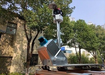 HiScan-C मोबाइल राडार भूमि सर्वेक्षण 5mm@40m शुद्धता विरूपण निगरानी प्रणाली